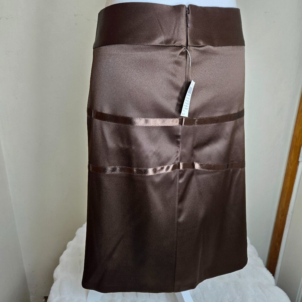 Wet Seal Tweed Brown Skirt Size 1 About 21" Long (NWT) Waist is about 28"